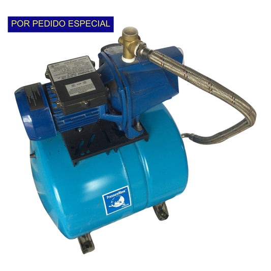 BOMBA DE AGUA HIDRONEUMATICA JET 1 HP 60 LITROS