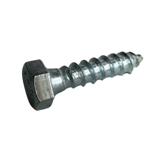 TORNILLO TIRAFONDO HEXAGONAL ZINCADO ACERO GRADO 2 3/8 PULGADAS x 1-1/2 PULGADAS