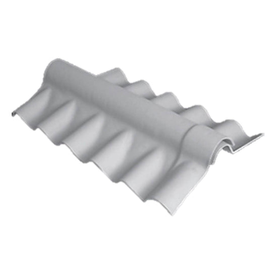 CABALLETE SUPERIOR ARTICULADO PARA LAMINAS DE FIBROCEMENTO PVA ACABADO NATURAL TOPTEC