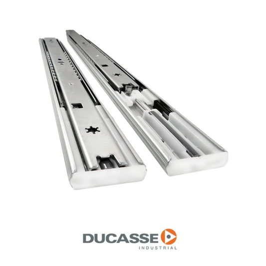 CORREDERA TELESCOPICA CIERRE SUAVE 450MM (ZN) DUCASSE