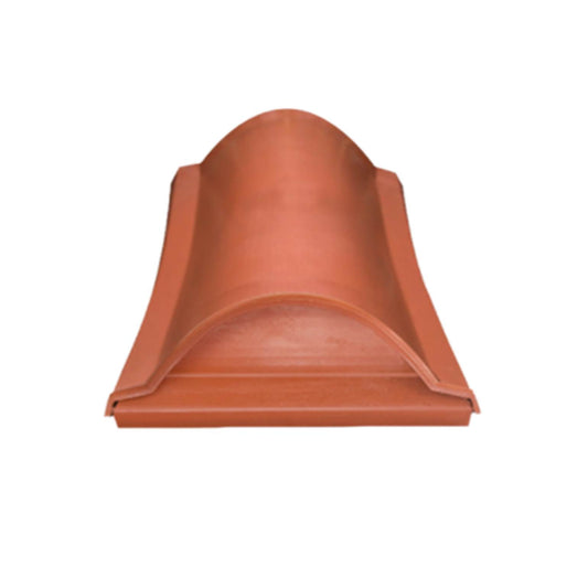 TAPON PLASTICO PARA FINAL DE CUMBRERA ACABADO ARCILLA TEJA REAL