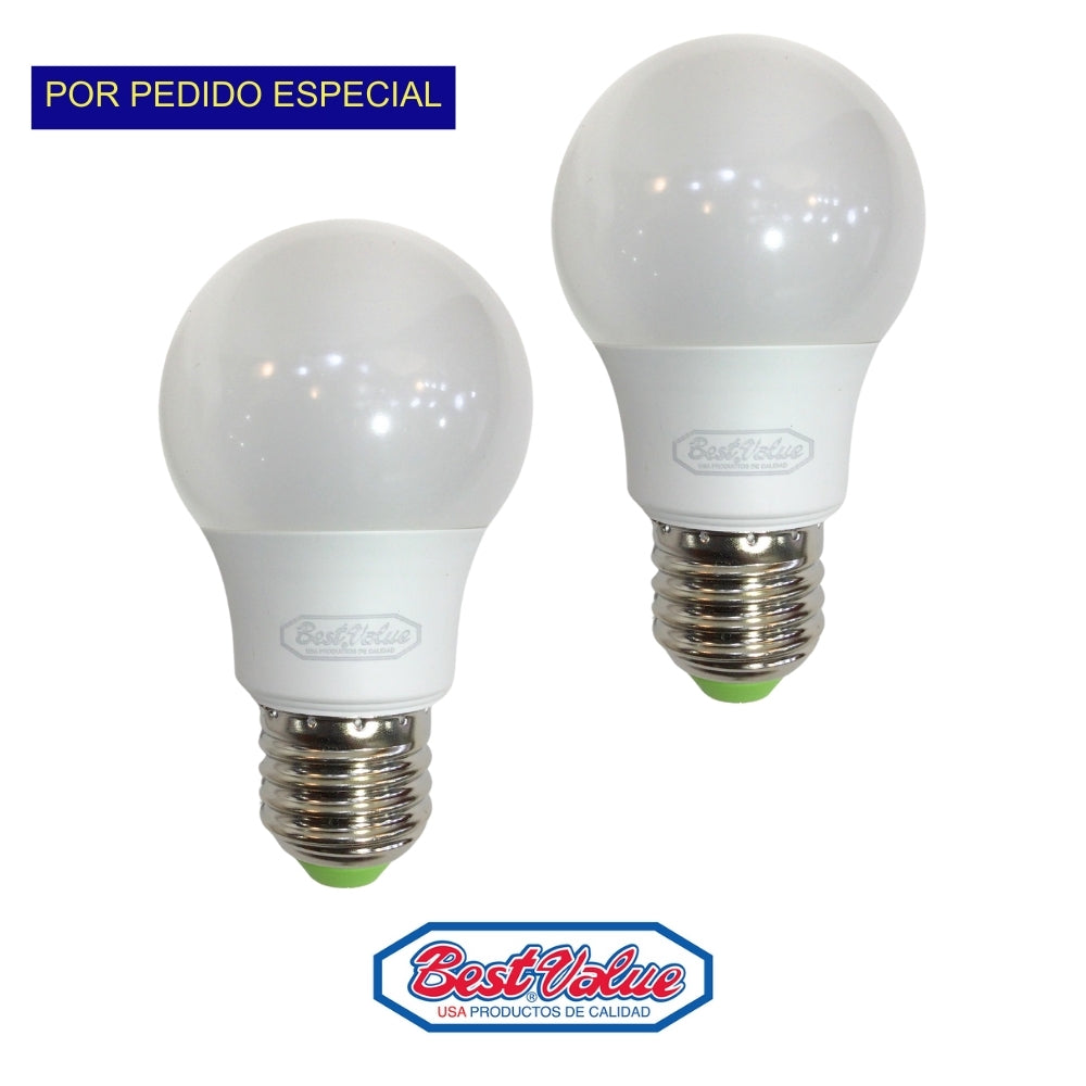 BOMBILLO LED 6 WATTS  6400K E27 CAJA DE 2 BEST VALUE