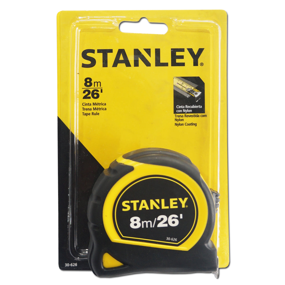 CINTA METRICA 8M STANLEY GLOBAL PLUS 30-626