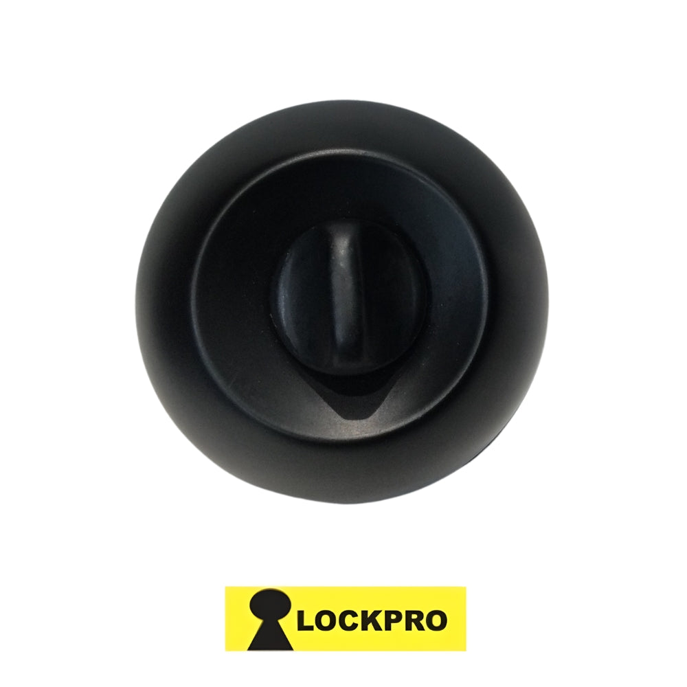 CERRADURA DE POMO DE ENTRADA ACABADO NEGRO MATE 587 LOCKPRO