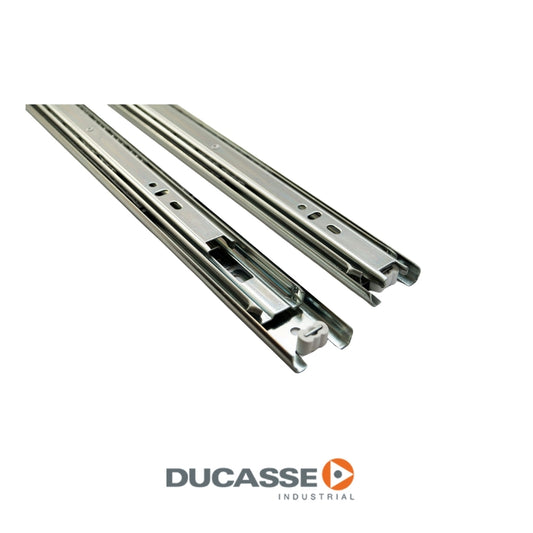 CORREDERA TELESCOPICA EXTRACCION TOTAL 400MM STD 35MM (ZN) DUCASSE