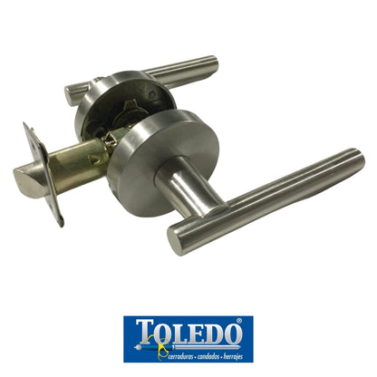 CERRADURA LEVER ITALICA BOTON SATIN NIQUEL V1920-IT-US15