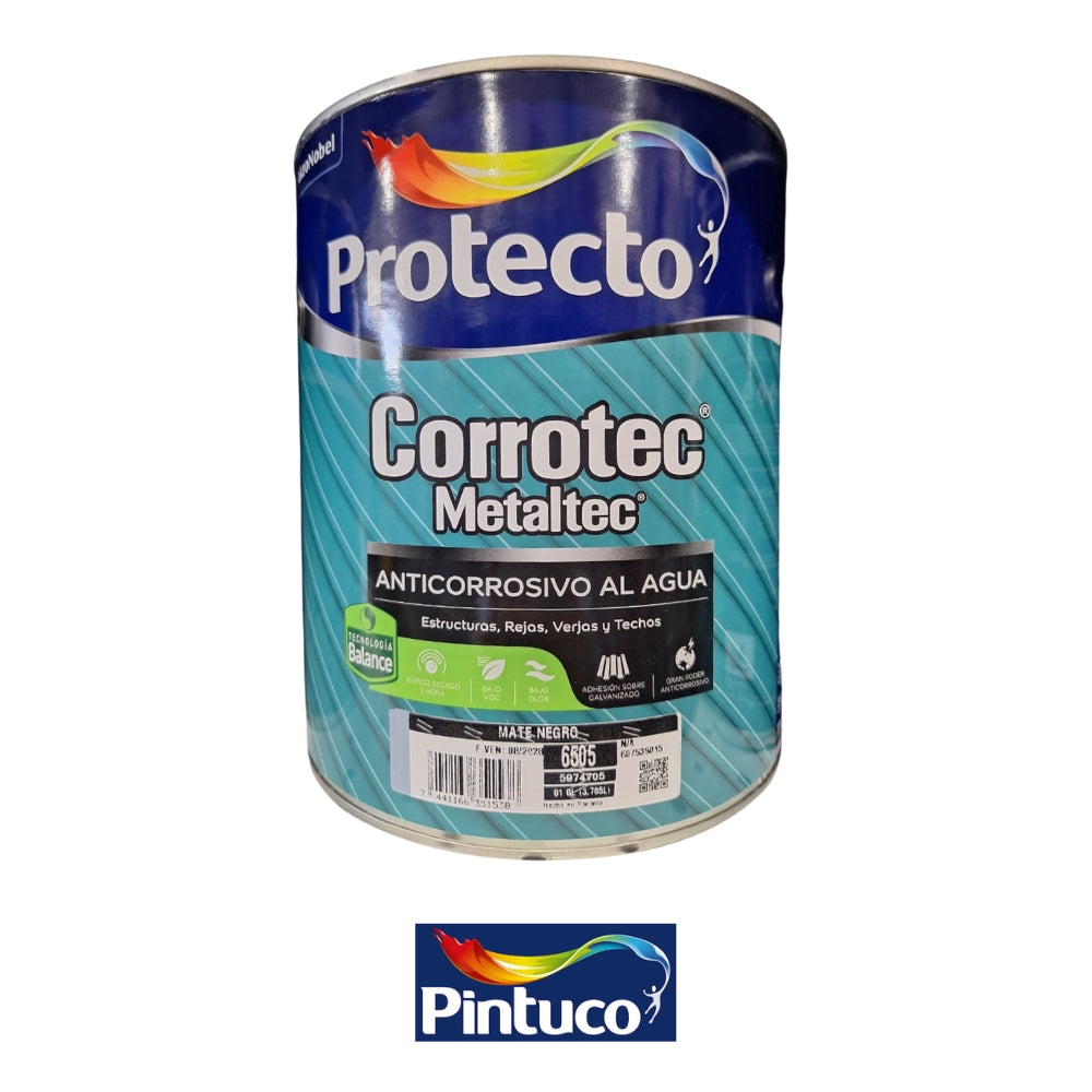 CORROTEC MATE NEGRO 6505 1 GL (3.785L)