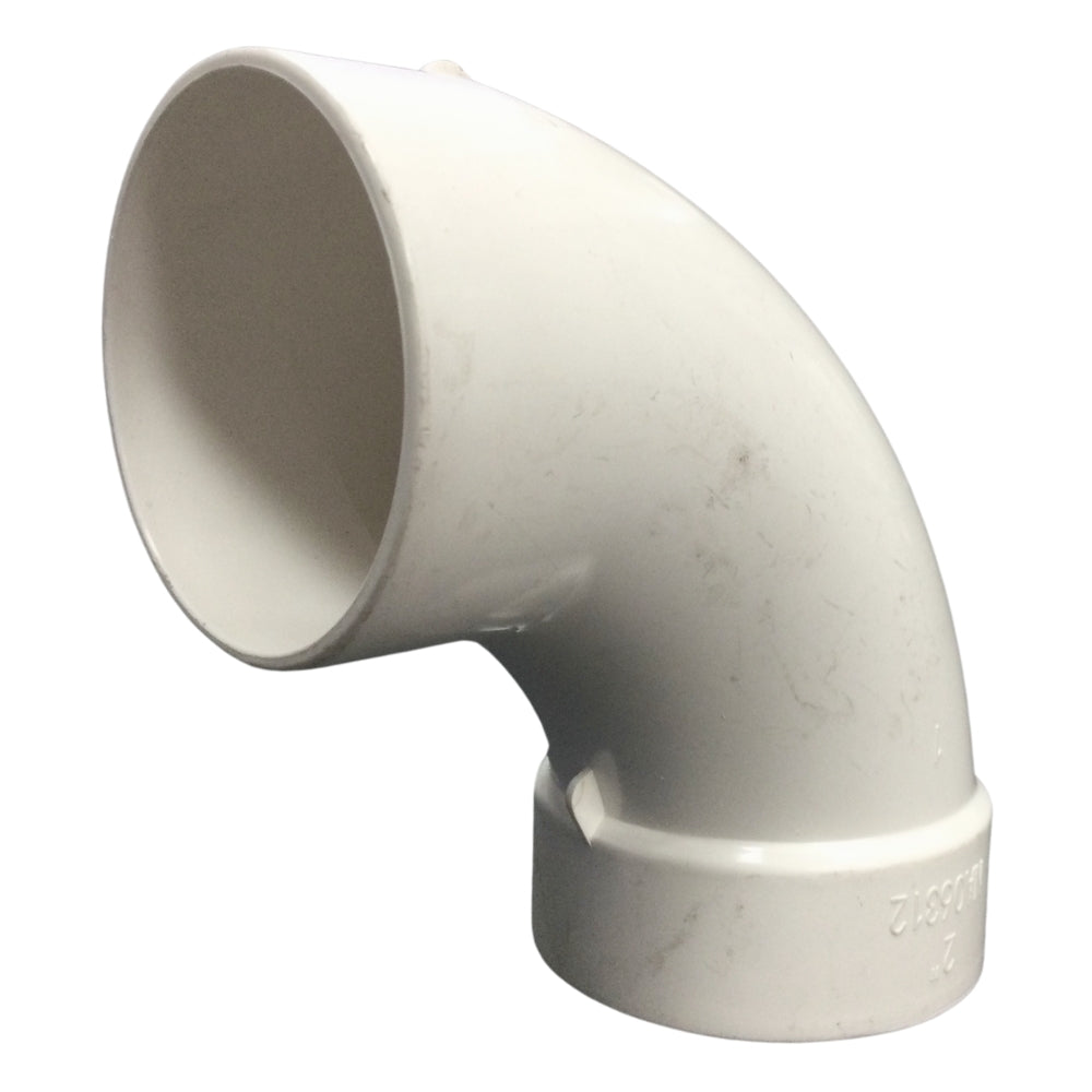 CODO 90° PVC DWV 50MM-2 PULGADAS SANITARIO LIVIANO CON ESPIGA