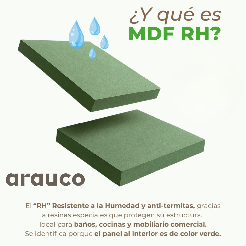 LAMINA MDF TRUPAN RH 2440X1220X12 MM ARAUCO
