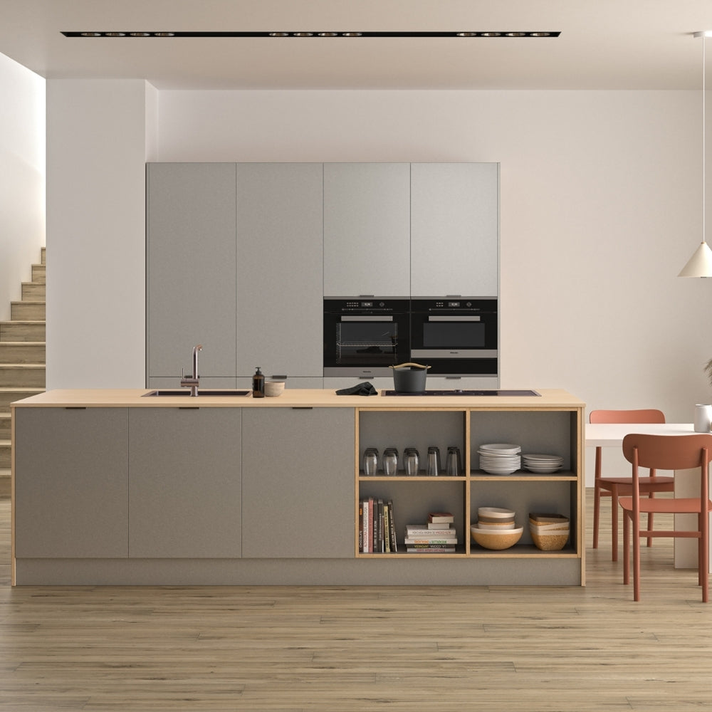 MELAMINA FIMAPAN HIDROFUGO DECOR 2.85M X 2.10M X 15MM ALUMINIO AROSA S.3