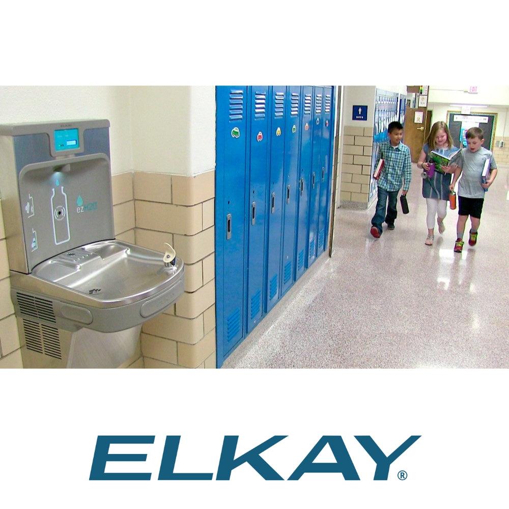 FUENTE DE AGUA FILTRADA ADA CON AHORRO DE ENERGÍA Y LLENADOR DE BOTELLAS REFRIGERADO ELKAY LZS8WSLP