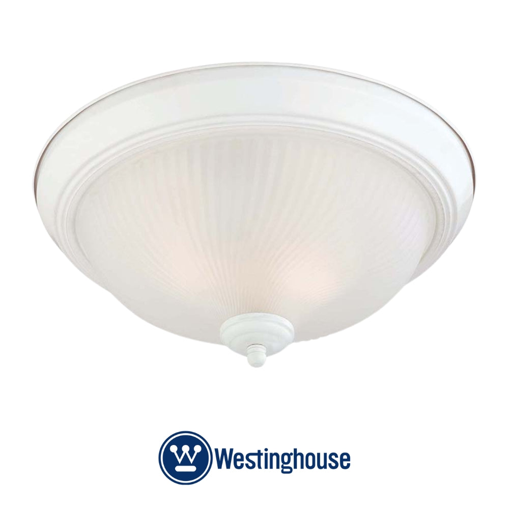 LAMPARA DE TECHO DE 13.2 PULGADAS BLANCO 2-LUCES