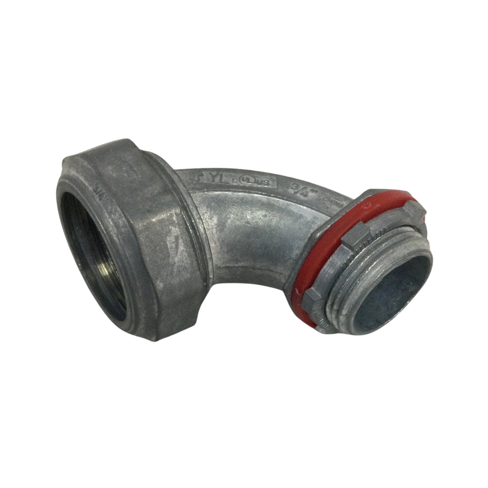 CONECTOR LIQUID TIGHT 3/4 PULGADAS CURVO