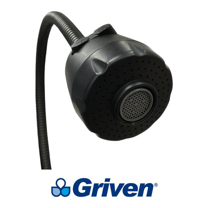 LLAVE DOBLE CUELLO FLEXIBLE DE FREGADOR GRIVEN GV-FXN-BL