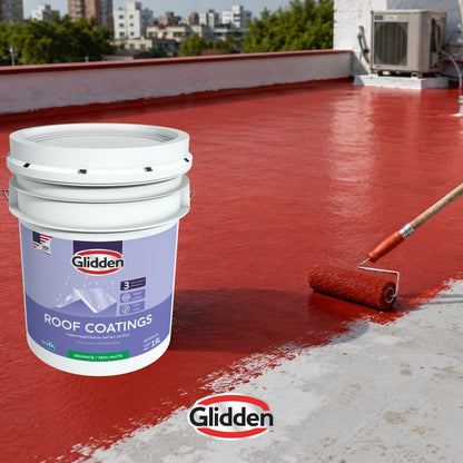 PINTURA IMPERMEABILIZANTE ROOF COATINGS 3A ROJO 5 GALONES 19A0276715 GLIDDEN