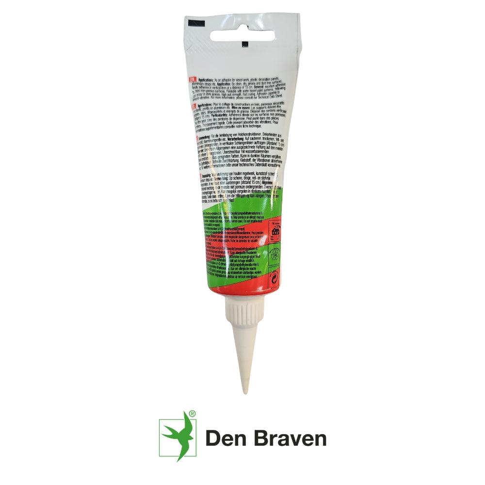 ADHESIVO Y SELLADOR ZWALUW HYBRIFIX BLANCO 80ML