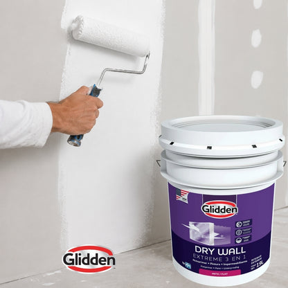 PINTURA GLIDDEN DRY WALL EXT 3 EN 1 BCO MATE 5GL 19A0276718