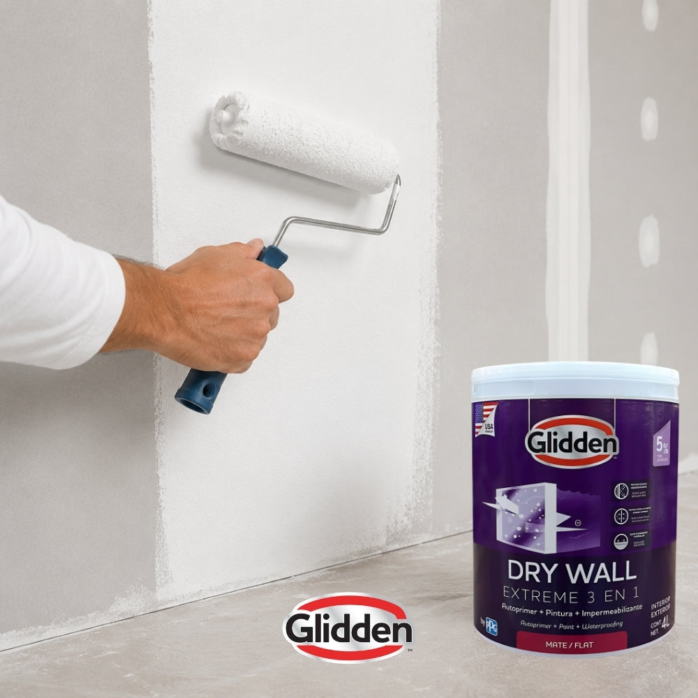 PINTURA GLIDDEN DRY WALL EXT 3 EN 1 BCO MATE GL 19A0476718