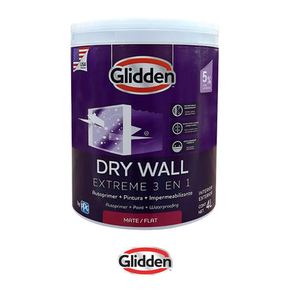 PINTURA GLIDDEN DRY WALL EXT 3 EN 1 BCO MATE GL 19A0476718