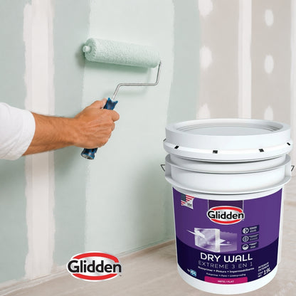 PINTURA GLIDDEN DRY WALL EXT 3 EN 1 PASTEL MATE 5GL 19A0276724
