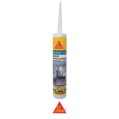 SELLADOR SILICONA ACÉTICA SIKASEAL-170 TRANSPARENTE  280 ML