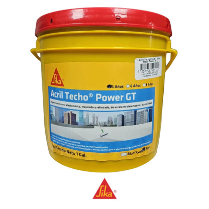 SIKA ACRIL TECHO POWER ROJO 4 LTS (GL) - 4 AÑOS