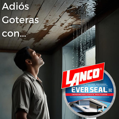 CINTA AUTOADHESIVA IMPERMEABILIZANTE ROJA 10CM X 5M ES4497-18 LANCO