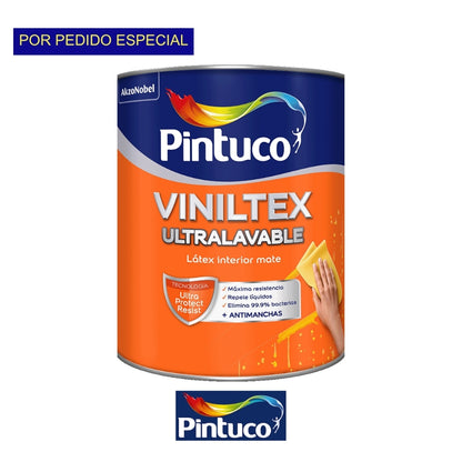 PINTURA VINILTEX ULTRALAVABLE MATE BASE ACCENT 1/4GL (0.946L) PINTUCO