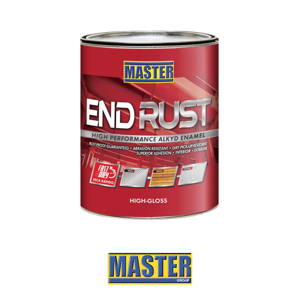 ESMALTE DE ACEITE ANTICORROSIVO BASE SECADO RAPIDO END RUST FAST DRY PTB CUARTO VV2770P MASTER