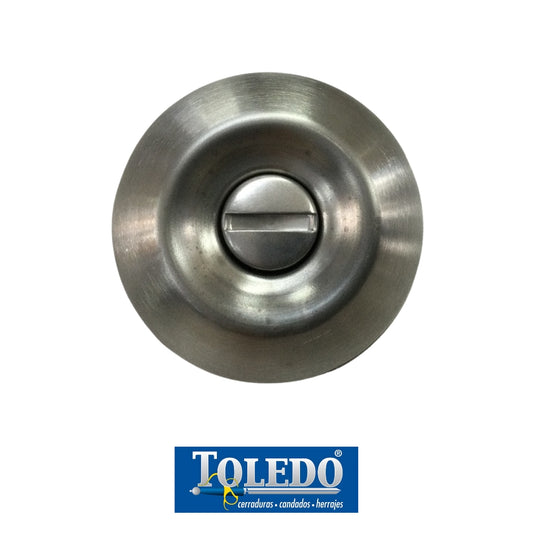 CERRADURRA DE POMO AVILA BOTON ACERO INOXIDABLE TOLEDO