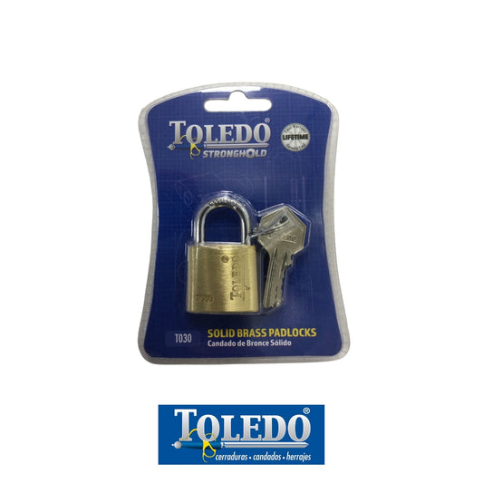 CANDADO DE 30MM SIST. DE BLOQUEO DOBLE TOLEDO TO30