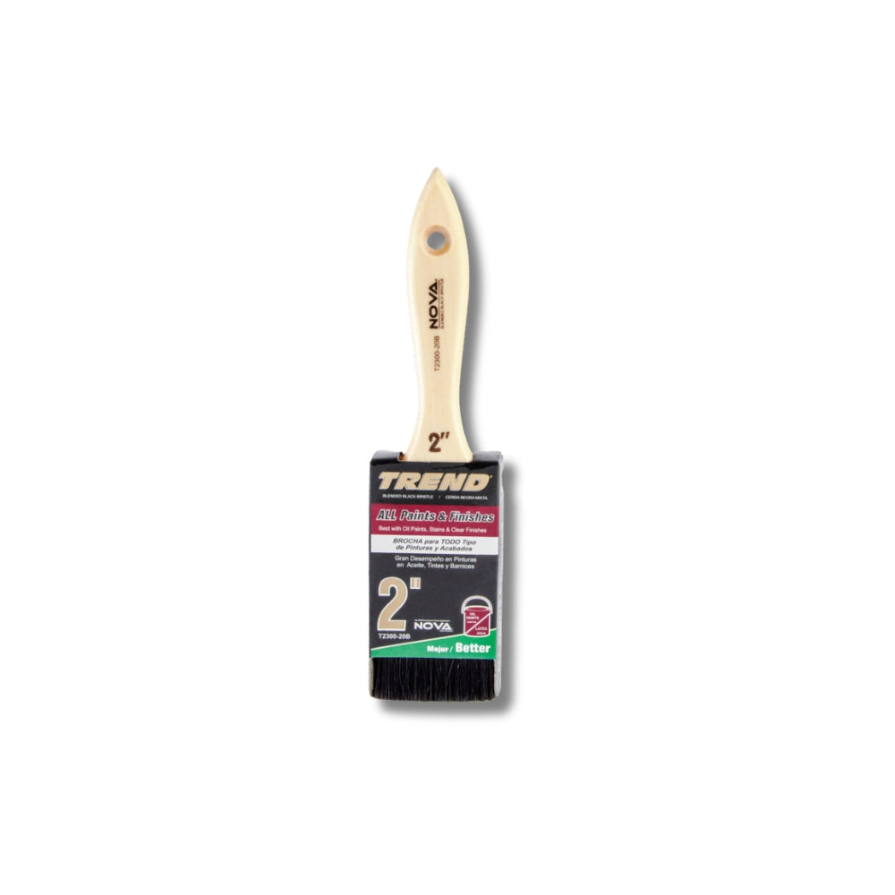 BROCHA NOVA TREND T2 ALL PAINTS CERDA NEGRA 2 PULGADAS T2300-20B