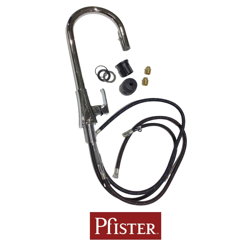 LLAVE DE FREGADOR MM PULL-DOWN BACCI CROMO 529BACC