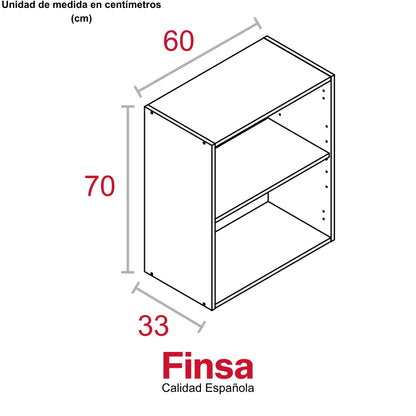 MODULO SUPERIOR PRO 700 x 600 x 330 ALUMINIO RH