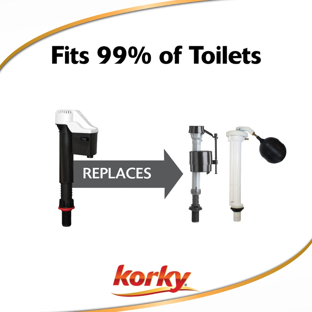VÁLVULA DE LLENADO PARA INODORO KORKY QUIETFILL 528