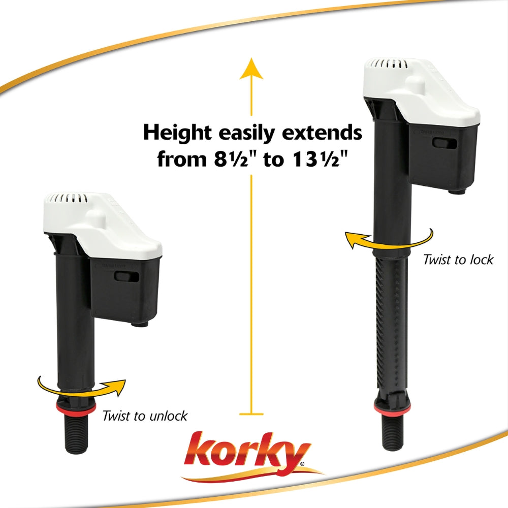 VÁLVULA DE LLENADO PARA INODORO KORKY QUIETFILL 528