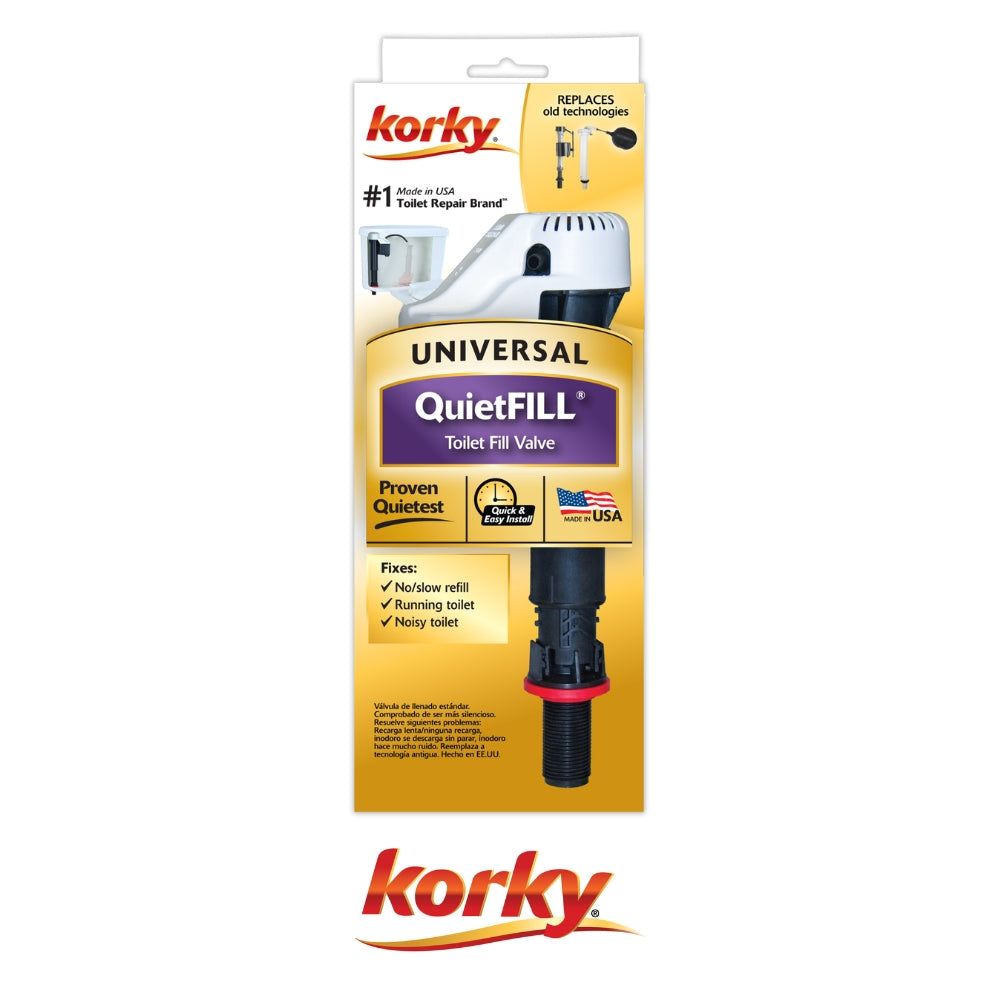 VÁLVULA DE LLENADO PARA INODORO KORKY QUIETFILL 528