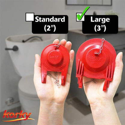 REPUESTO FLAPPER KORKY 3 IN UNIVERSAL ROJO 3070BP
