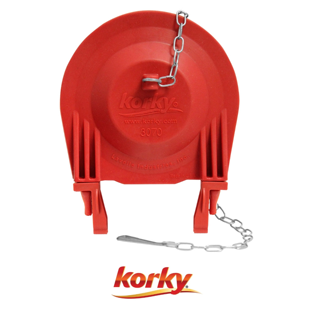 REPUESTO FLAPPER KORKY 3 IN UNIVERSAL ROJO 3070BP