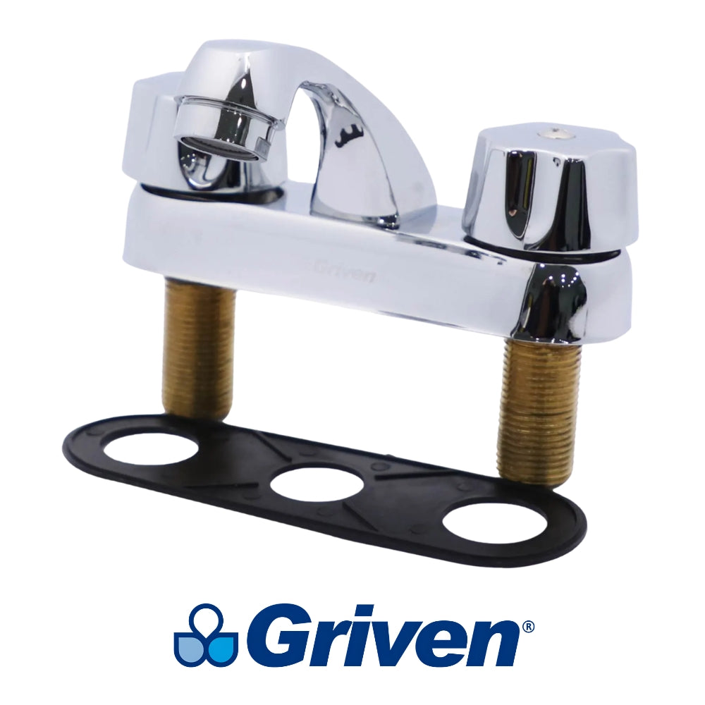 LLAVE DOBLE DE LAVAMANOS CROMADO GRIVEN A367-15061