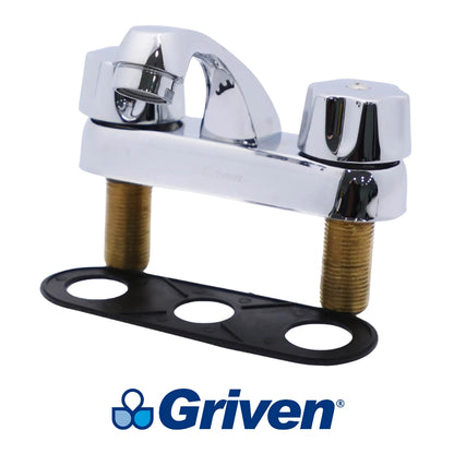 LLAVE DOBLE DE LAVAMANOS CROMADO GRIVEN A367-15061