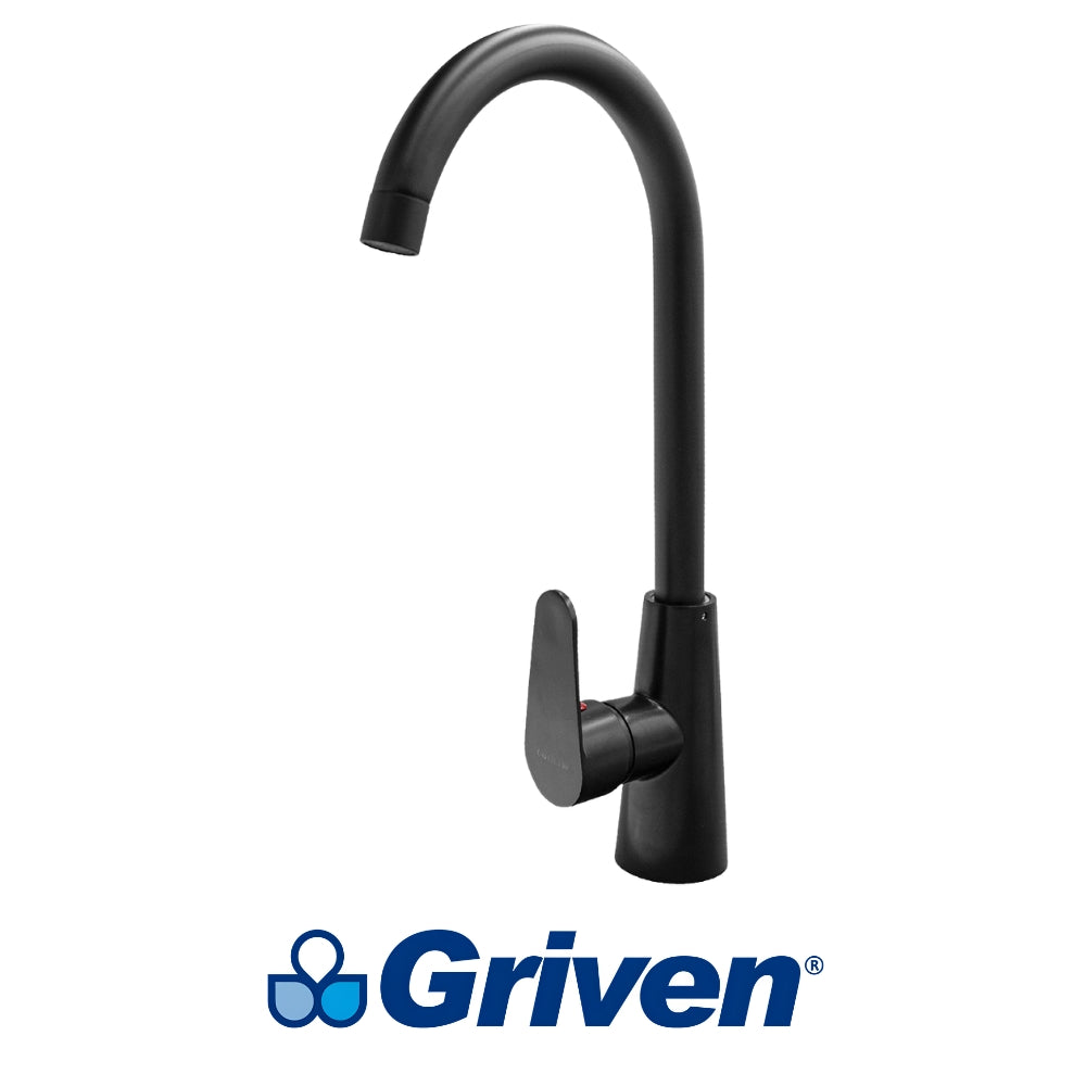 LLAVE MONOMANDO DE FREGADOR NEGRO GRIVEN A367-BF602-3-8