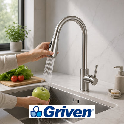 LLAVE MONOMANDO DE FREGADOR SATIN GRIVEN A367-SH8800-3-8