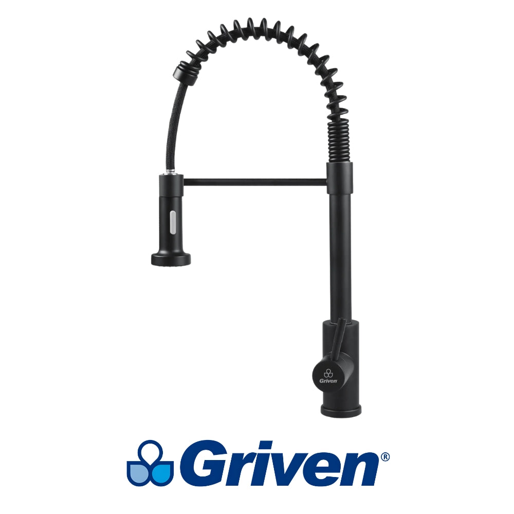 LLAVE MONOMANDO DE FREGADOR NEGRO GRIVEN A367-BF-8805B-3-8