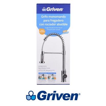 LLAVE MONOMANDO DE FREGADOR SATIN GRIVEN A367-MY-8805-3-8