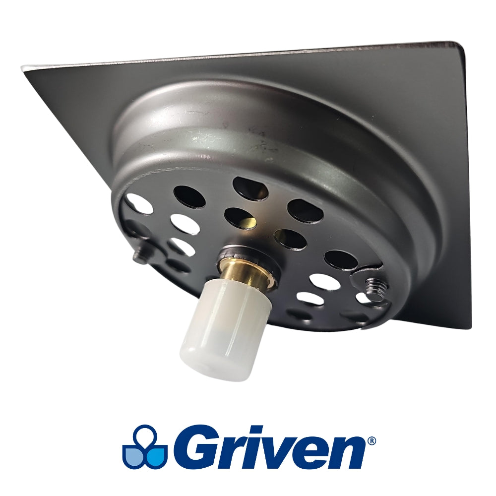 DESAGUE PARA PISO DE DUCHA DE ACERO INOXIDABLE GRIVEN GV-SD-10Q