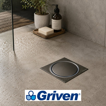 DESAGUE PARA PISO DE DUCHA DE ACERO INOXIDABLE GRIVEN GV-SD-10Q