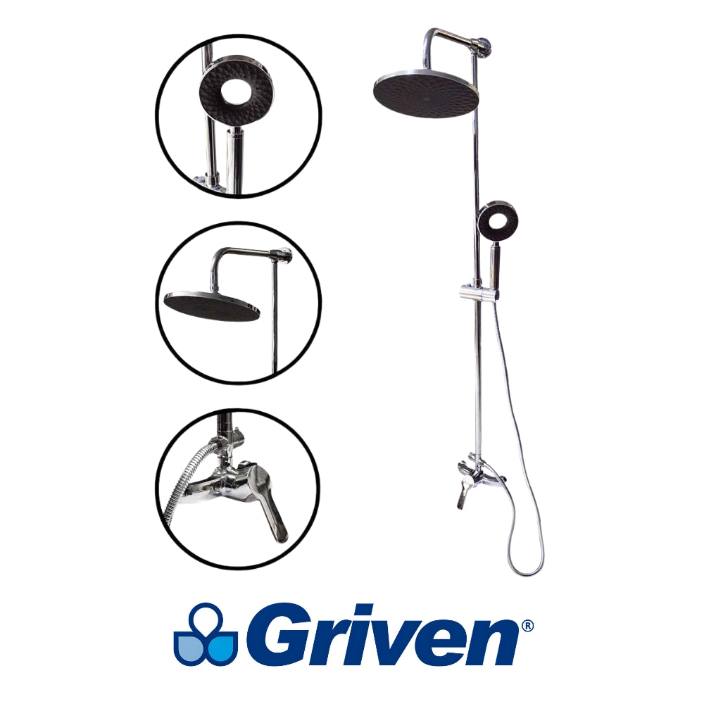 SET DE DUCHA CROMO GRIVEN GV-SH-C1