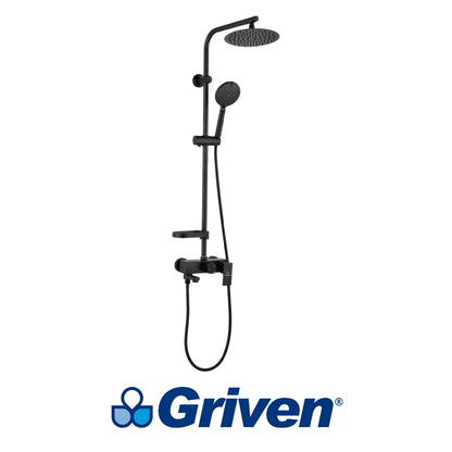 SET DE DUCHA NEGRA GRIVEN A367-SH-8T-B1