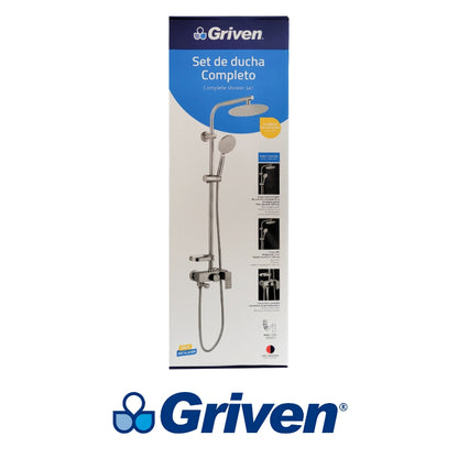 SET DE DUCHA SATIN GRIVEN A367-SH-8T-S1